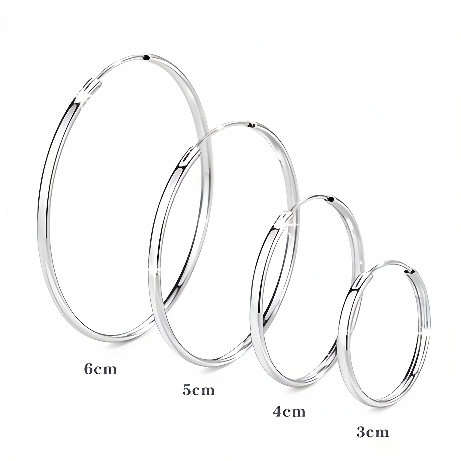 Women's Simple Low Sensitivity Earrings, Designer Gift